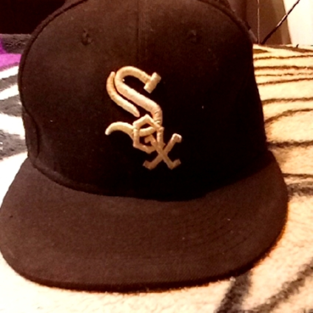 New Era Chicago White Sox Game Edition Hat Vintage Size 7-1/4 57.7 Inches